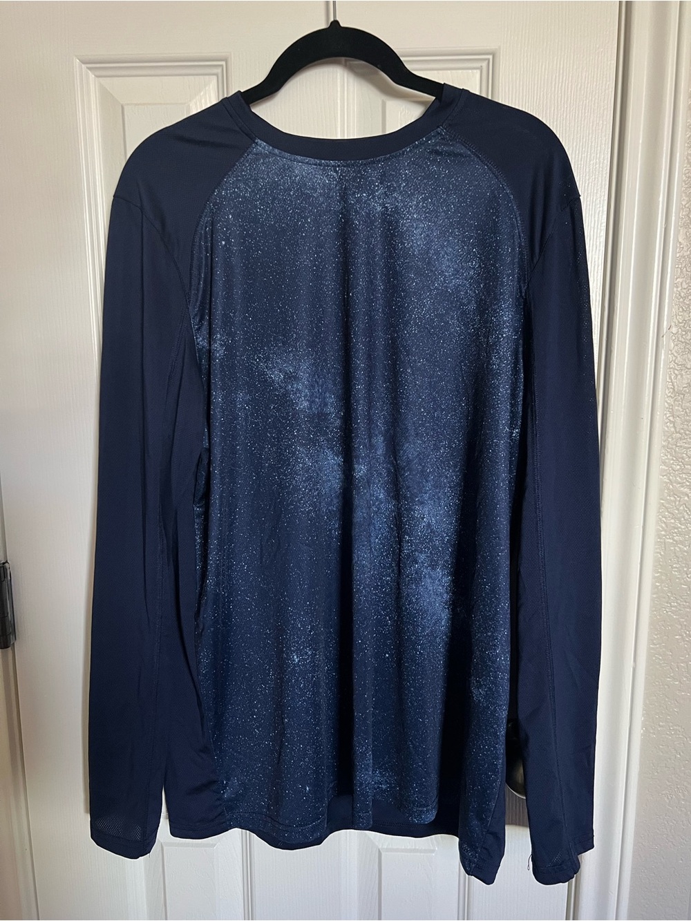 Perry Ellis Sport Men's Long Sleeve Navy Blue Shirt